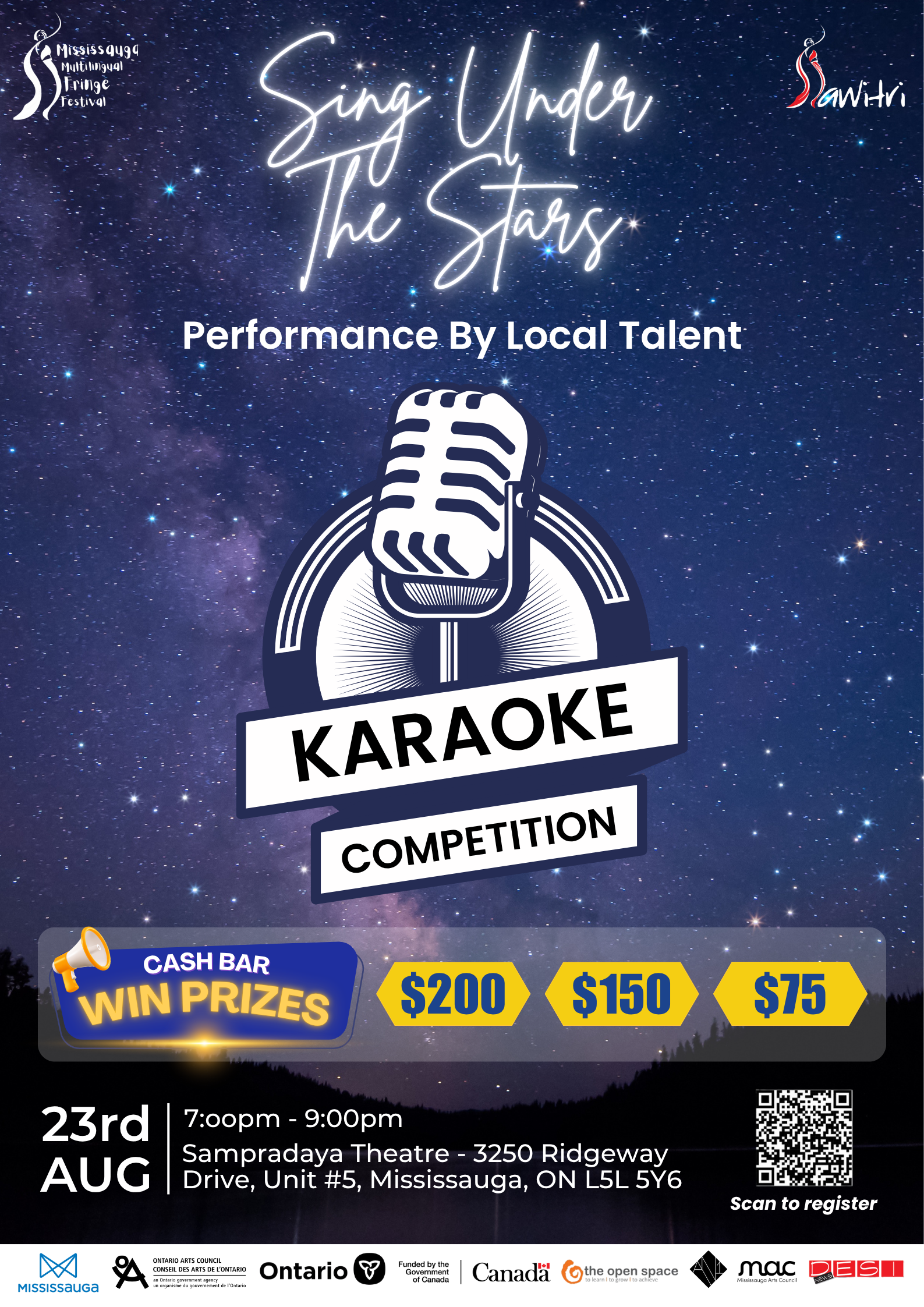 Sing under the stars Poster